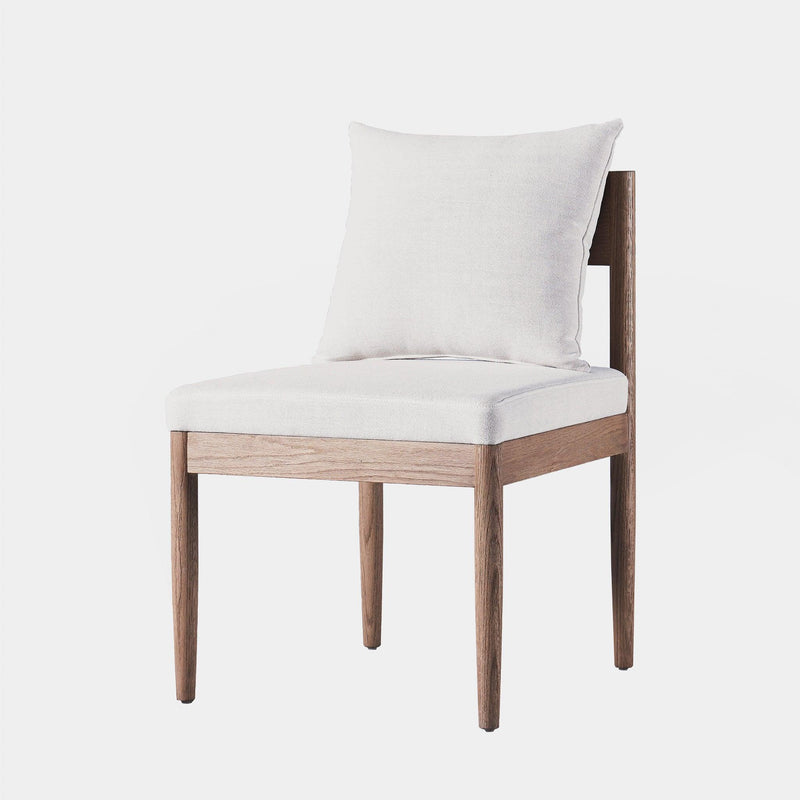 Rozelle Armless Dining Chair - Harbour - ShopHarbourOutdoor - ROZE-01B-FD-OANAT-HBWH