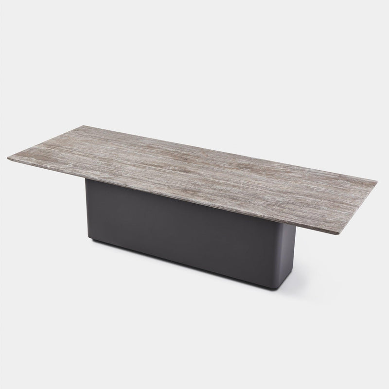 Santorini Outdoor Stone Rectangle Dining Table 108" - Harbour - Harbour - SANO-03C-ALAST-TRGRE