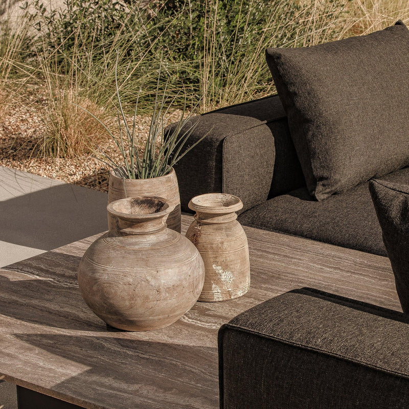 Santorini Outdoor Stone Square Side Table - Harbour - ShopHarbourOutdoor - SANO-11B-ALAST-TRGRE