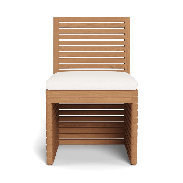 Tahiti Armless Dining Chair - Harbour - ShopHarbourOutdoor - TAHI-01B-TENAT-PANBLA