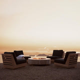 Tulum Armless Lounge Chair - Harbour - Harbour - TULU-08B-TENAT-PANGRA